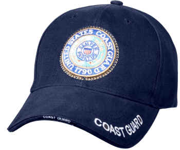 U.S. Coast Guard Deluxe Low Profile Insignia Cap